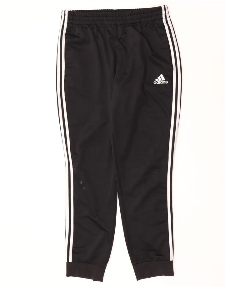 Adidas Pantalon de survêtement pour homme Joggers UK 44/46 Large Noir Polyester