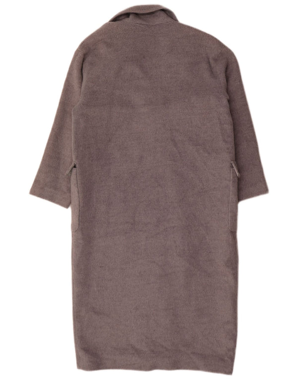 Topshop Manteau surdimensionné pour femme UK 42 Gris moyen Polyester