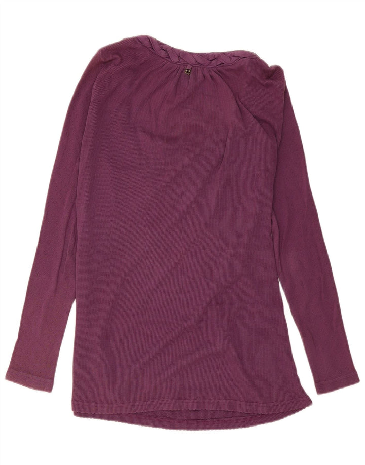 Marlboro Classics Haut à manches longues pour femme UK 14 Large Violet