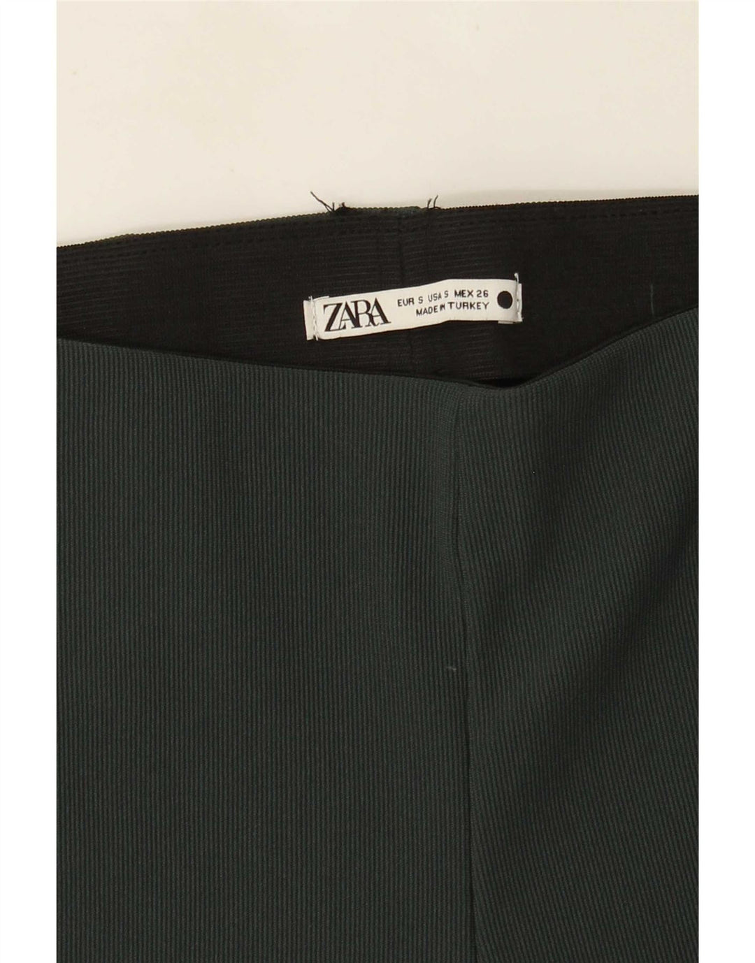 Zara Legging évasé pour femme UK 8 Small Vert