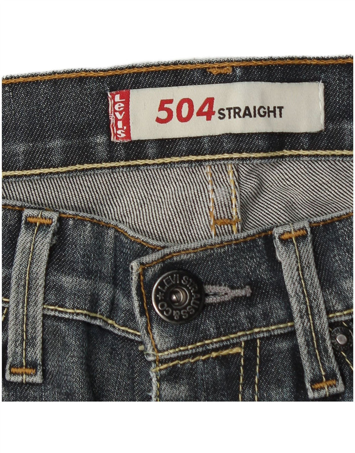 Levi's Jean Droit 504 Homme W30 L31 Bleu Marine