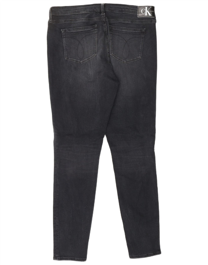 CALVIN KLEIN Jean Skinny Femme W33 L32 Coton Noir