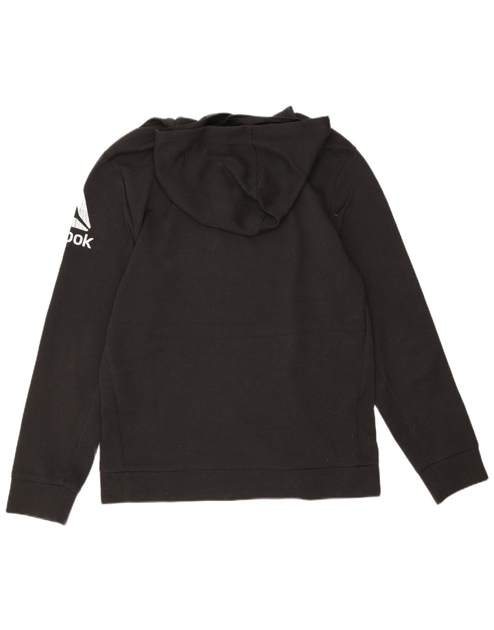 Reebok Pull à Capuche Graphic Homme Noir Moyen Polyester