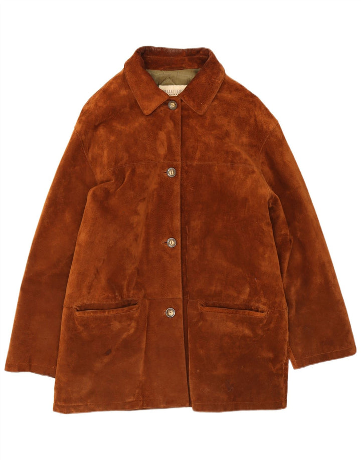 Pelletteria Veste en Daim Femme IT 48 XL Cuir Marron