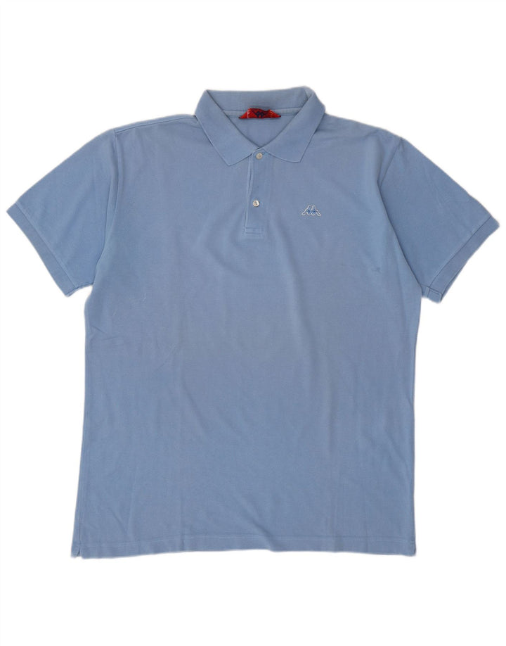 KAPPA Polo Homme XL Bleu Coton
