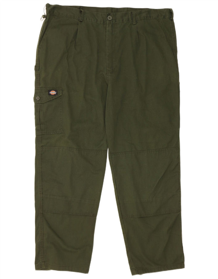 Dickies Pantalon Cargo Fuselé Homme W44 L30 Vert Polyester