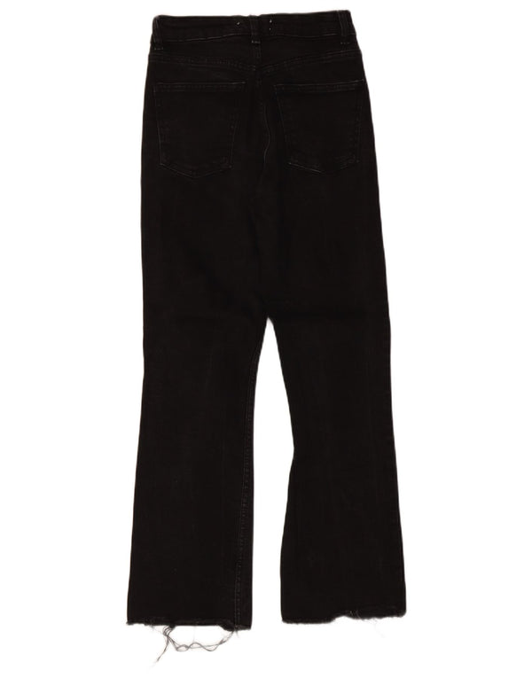 Zara Jean bootcut taille haute pour femme EU 34 2XS W24 L25 Noir