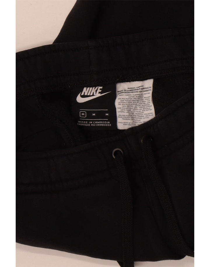 Nike Pantalon de survêtement graphique pour homme en coton noir moyen
