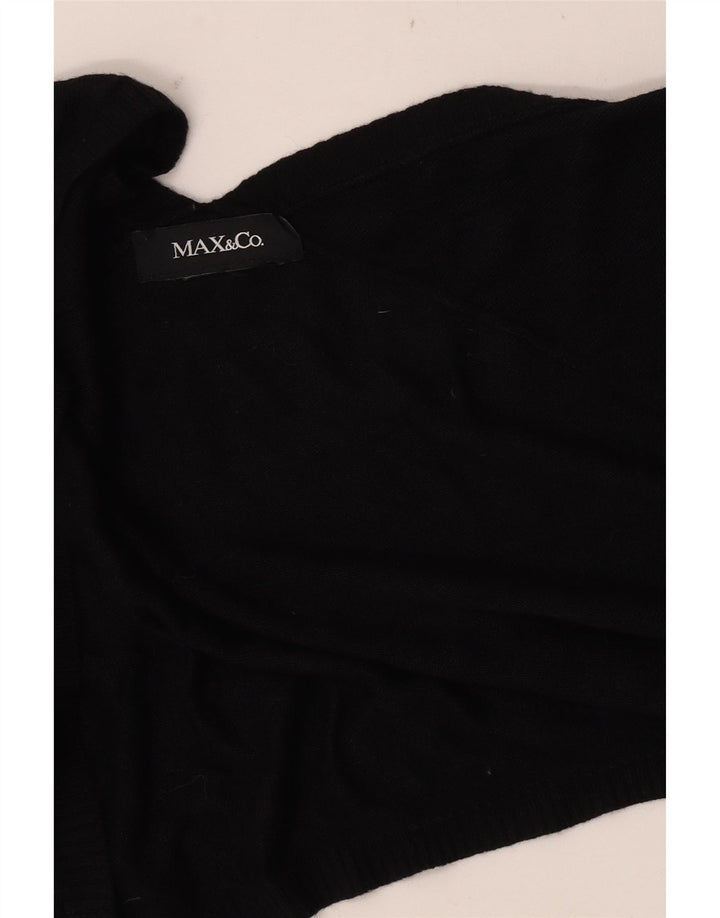 Max & Co. Haut court à manches 3/4 pour femme UK 10 Small Noir