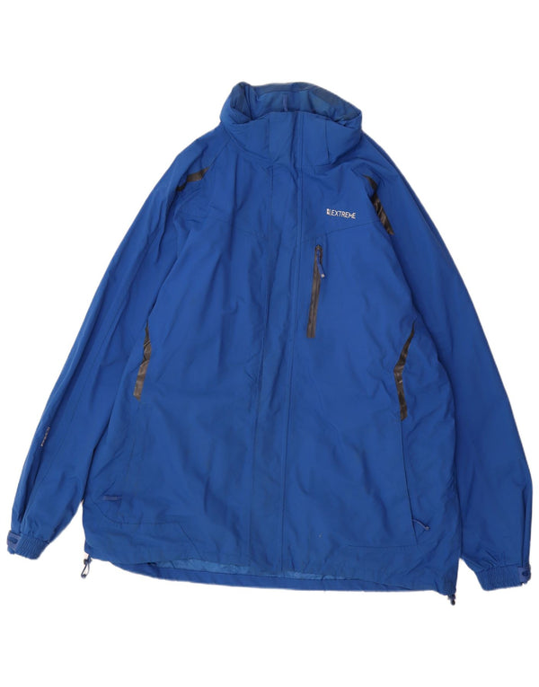 MOUNTAIN WAREHOUSE Veste de Pluie Homme UK 44 2XL Bleu Nylon