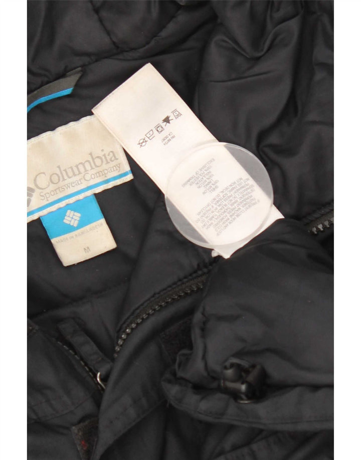Columbia Veste anorak à capuche graphique pour homme UK 38 Medium Black Nylon