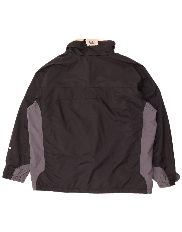 Columbia Veste coupe-vent à capuche Interchange pour homme UK 40 Large Noir