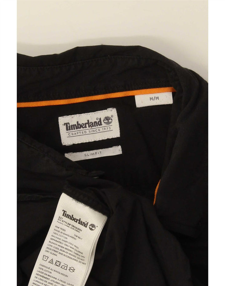 Timberland Chemise Slim Fit Homme Noir Moyen Coton
