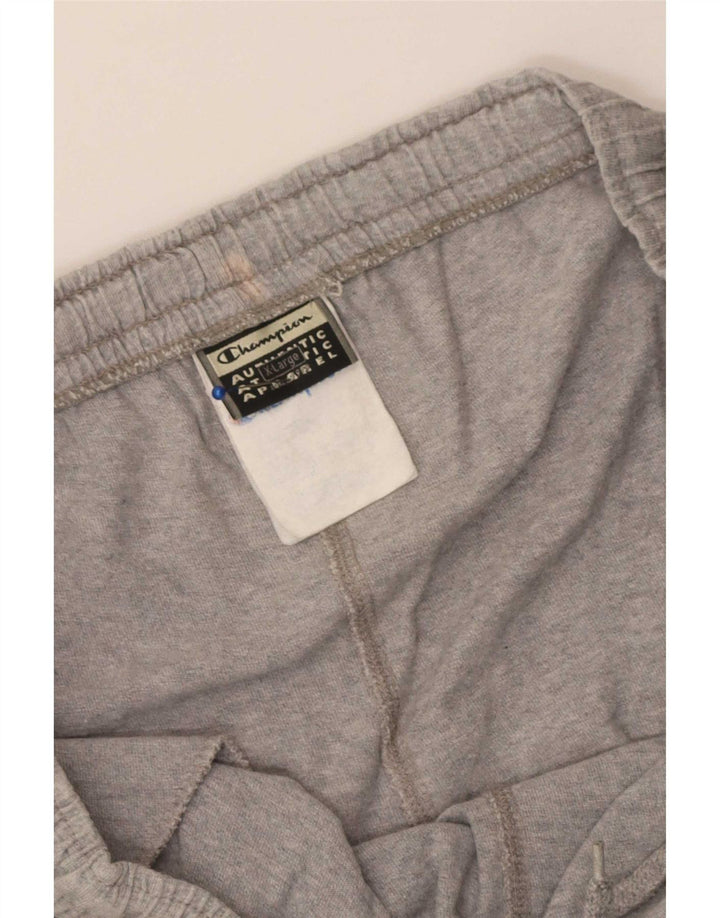 Champion Short de Sport Homme XL Gris Coton