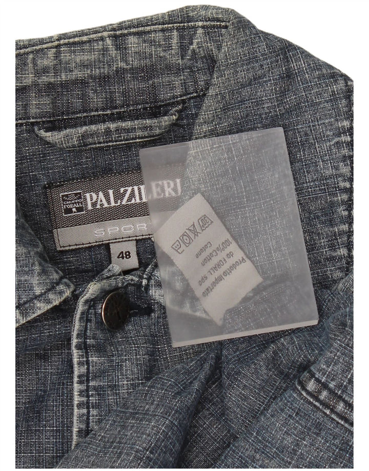Pal Zileri Veste en Jean Homme IT 48 Bleu Moyen Coton