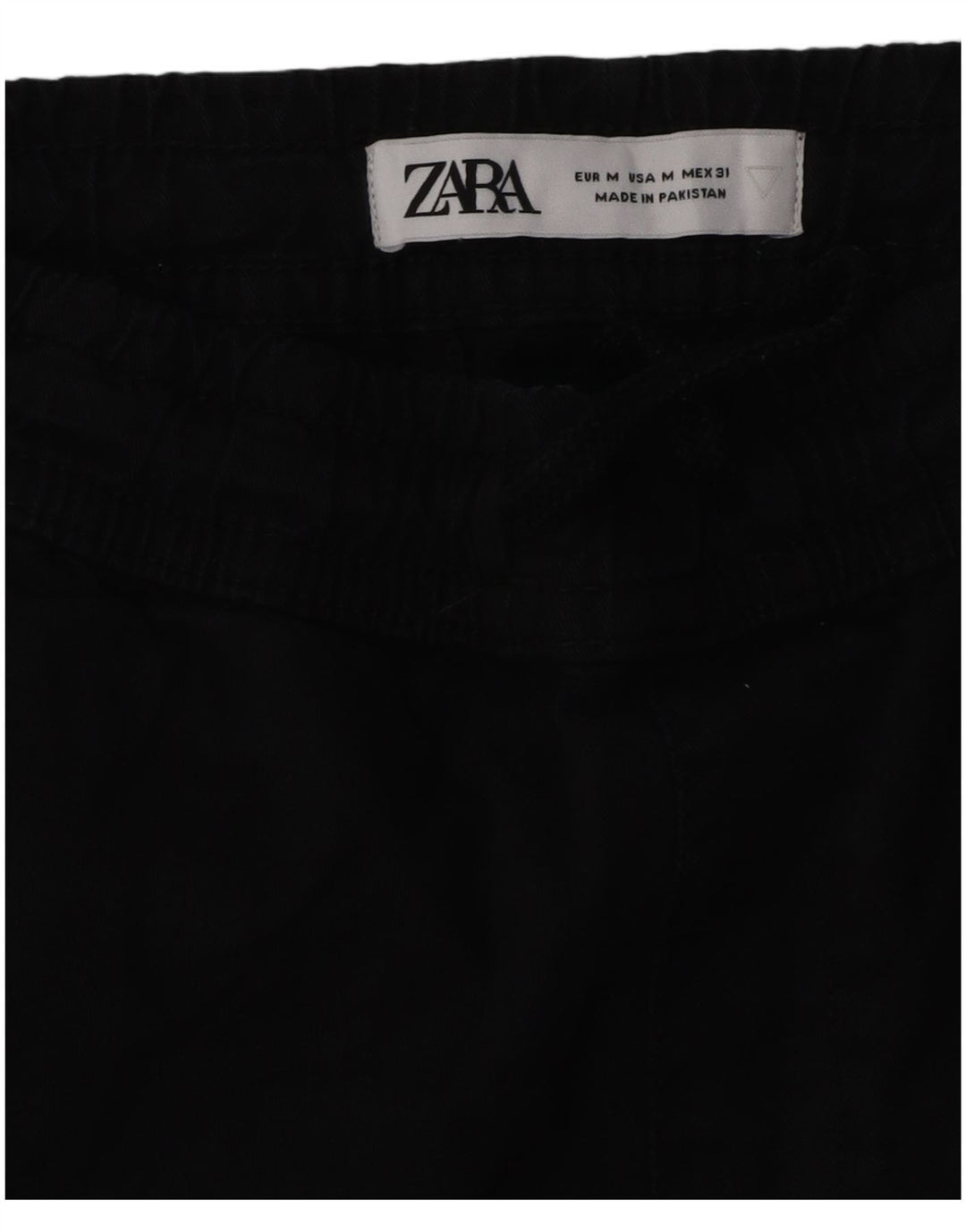 Zara Pantalon De Survêtement Joggers Homme Noir Moyen