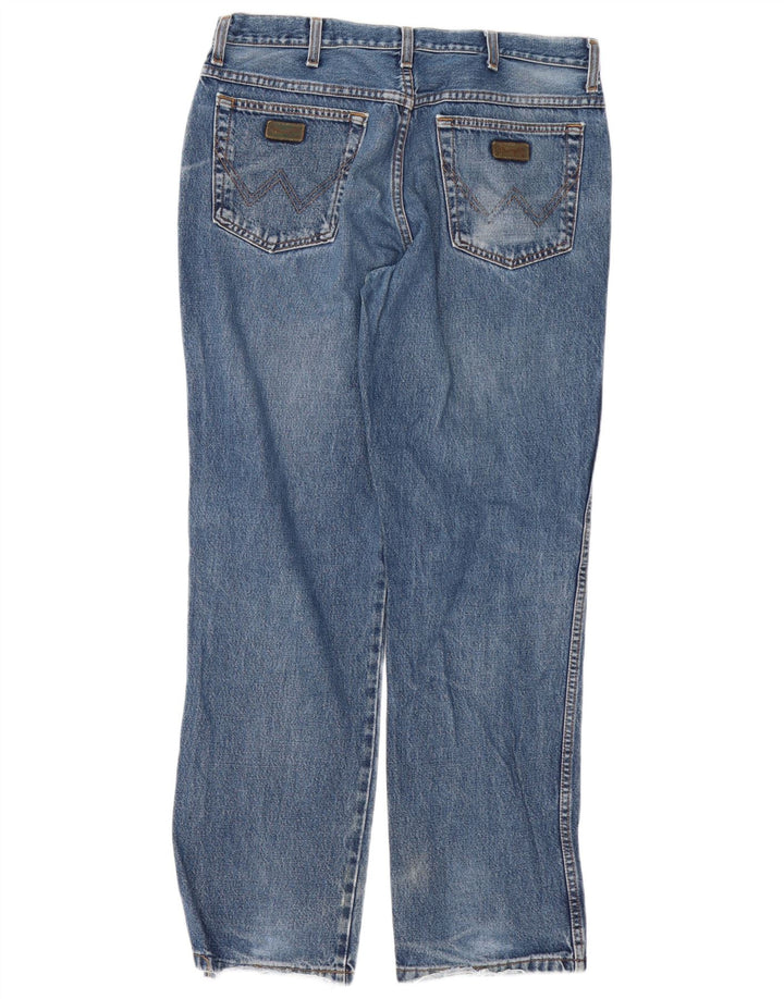 Wrangler Jean Droit Texas Homme W36 L32 Bleu Coton