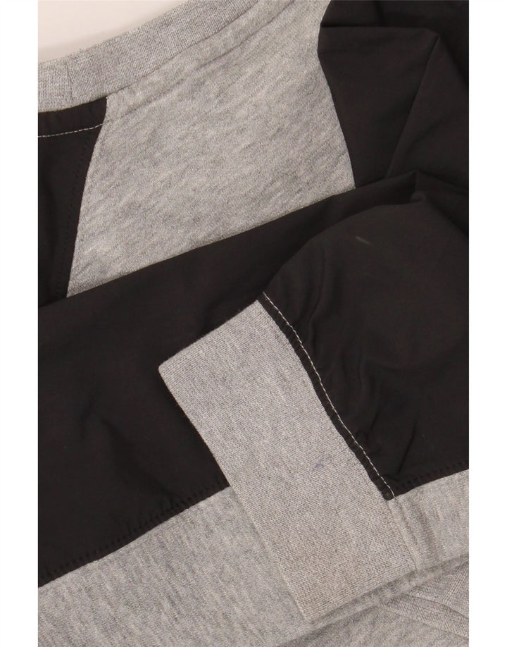 NIKE Sweat-shirt graphique pour garçon 10-11 ans Gris moyen colour block