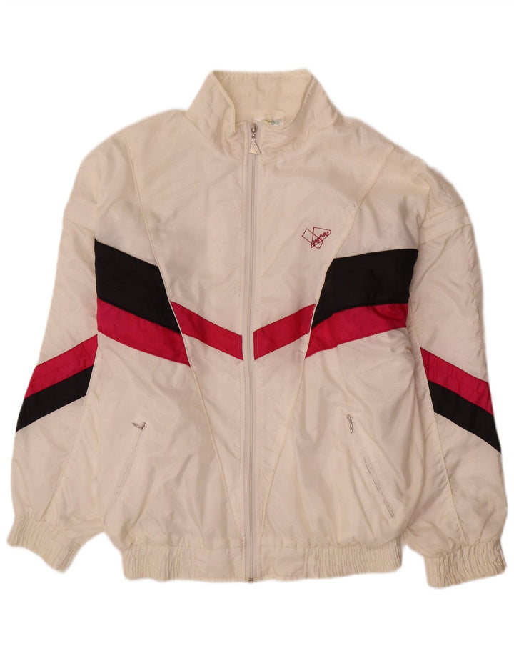 Pandora Homme Survêtement Top Jacket Large Blanc Colorblock Polyamide