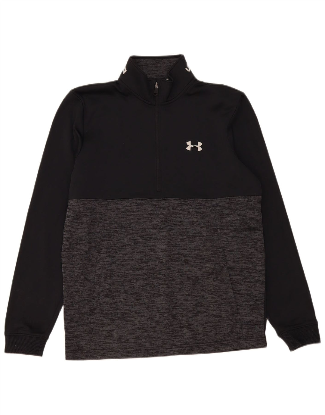 Under Armour Sweat-Shirt Cold Gear Homme Noir Colorblock