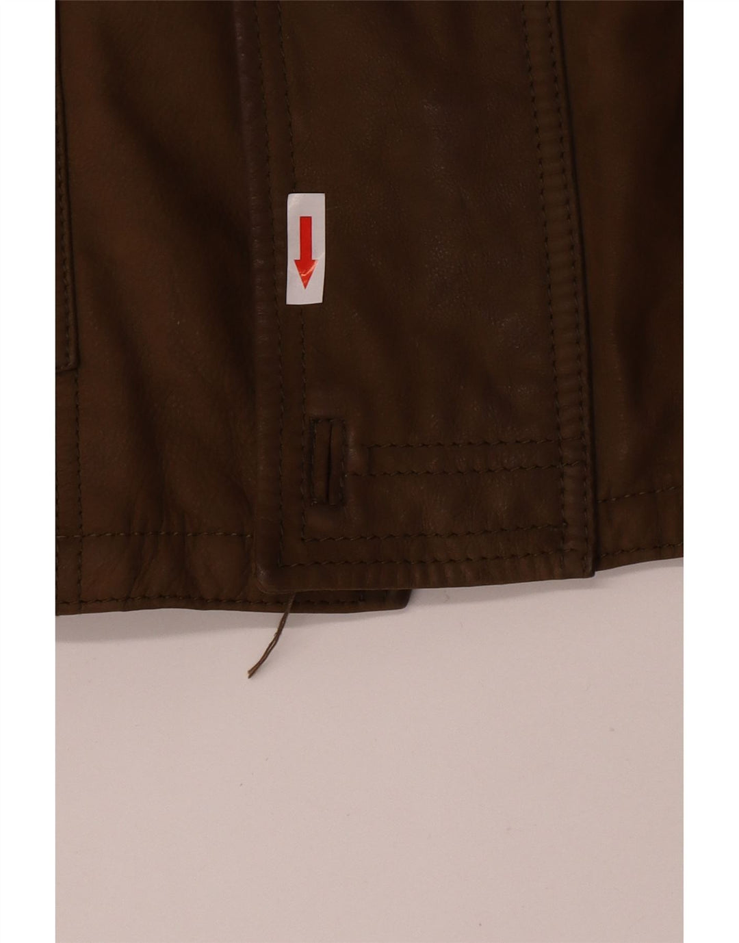 Martin Eden Manteau en Cuir Homme IT 50 Grand Cuir Kaki