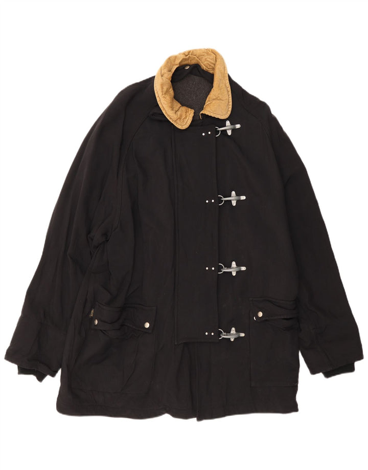 Fay Duffle Coat Femme UK 44 2XL Noir Classique