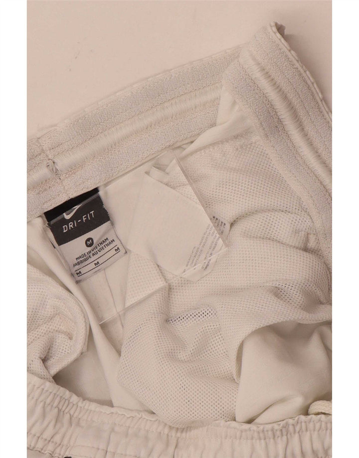 Nike Short de sport Dri Fit pour homme en polyester blanc moyen