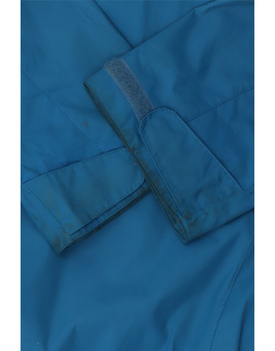 JACK WOLFSKIN Veste de pluie à capuche pour homme UK 40 Large Bleu Polyamide