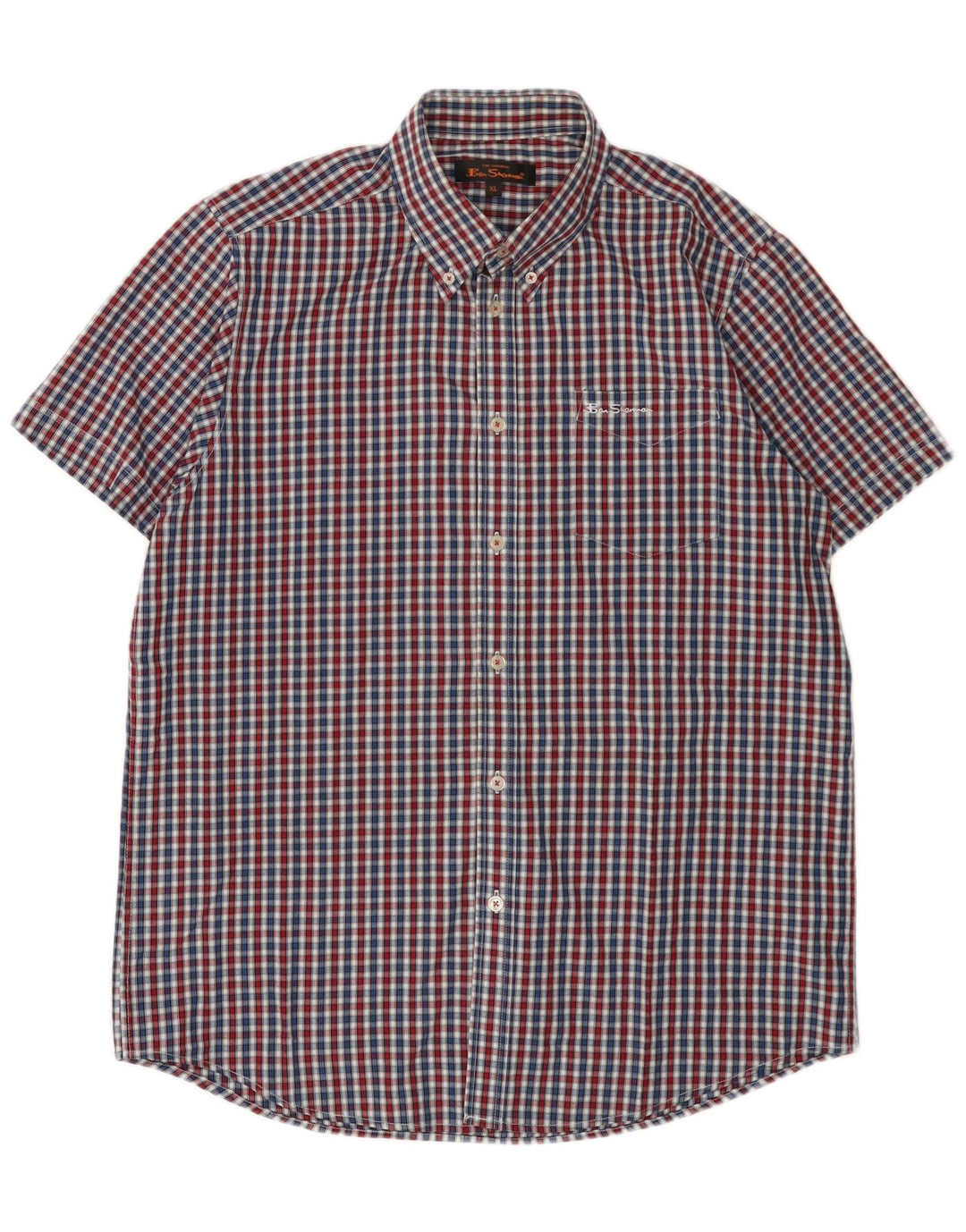 Ben Sherman Chemise à manches courtes pour homme XL Vichy multicolore
