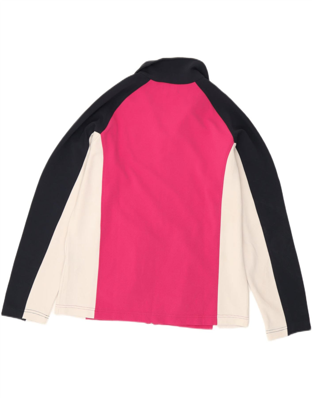 Kappa Veste de survêtement pour femme UK 16 Large Rose Colorblock Polyester