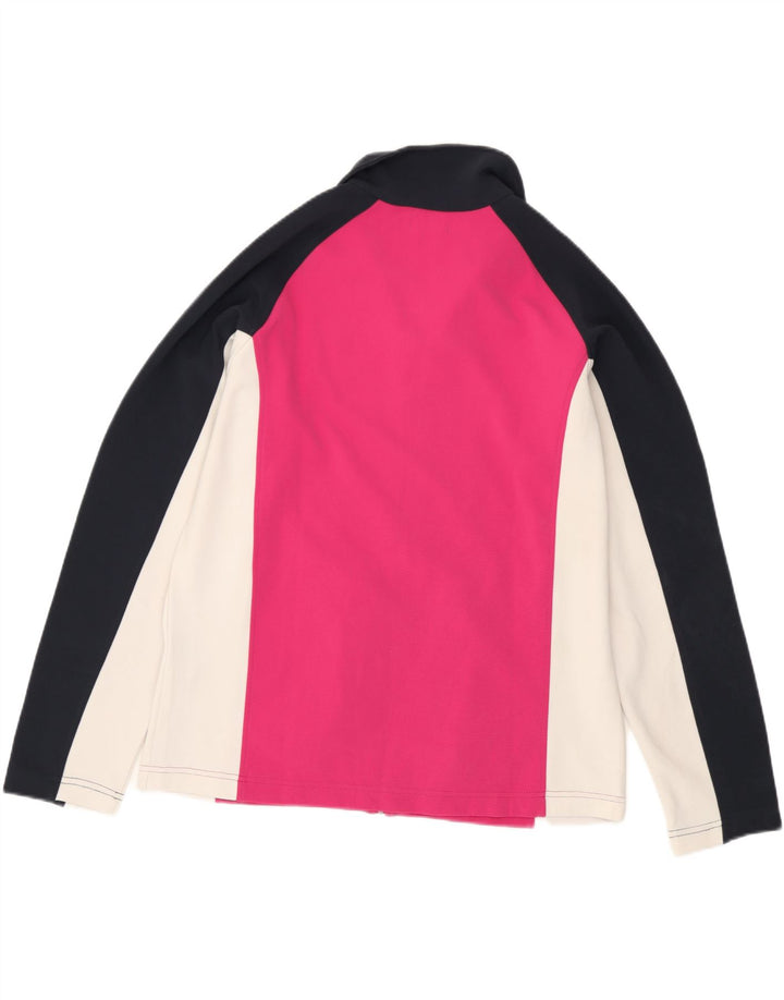 Kappa Veste de survêtement pour femme UK 16 Large Rose Colorblock Polyester
