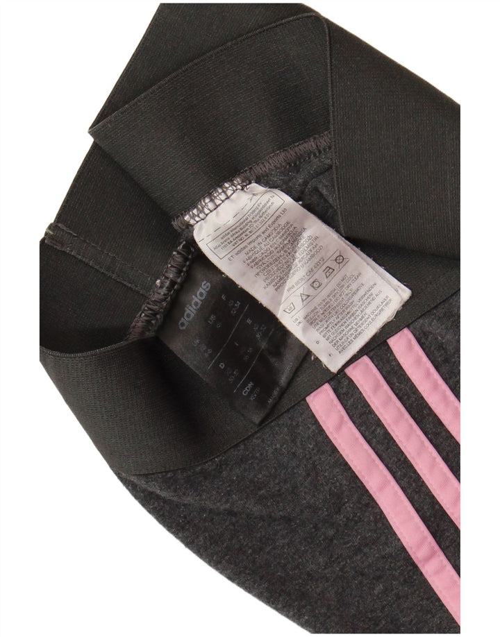 ADIDAS Leggings Femme UK 4/6 XS Gris Coton