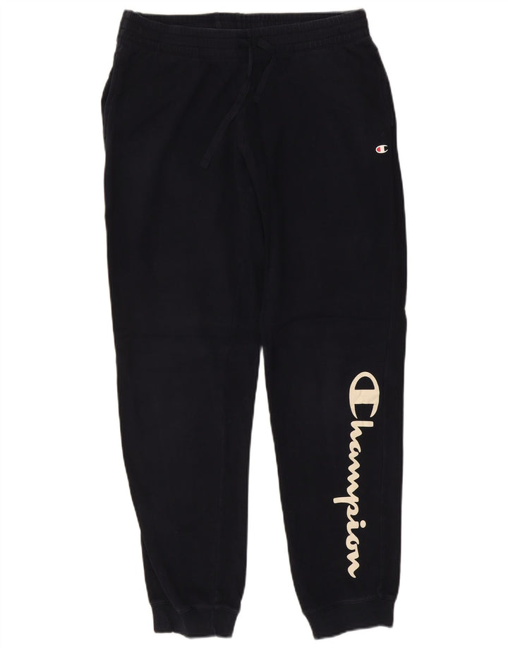 CHAMPION Pantalon de Survêtement Graphique Homme Joggers Large Bleu Marine