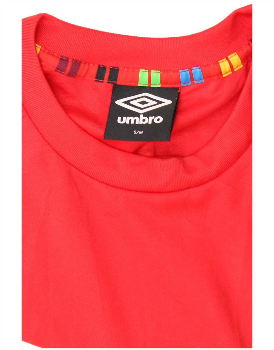 UMBRO T-Shirt Homme Petit Rouge Colorblock Polyester