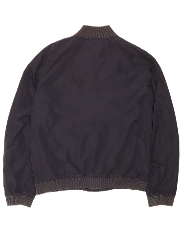 ARMANI JUNIOR Blouson Bomber Garçon 15-16 ans Bleu Marine Polyester