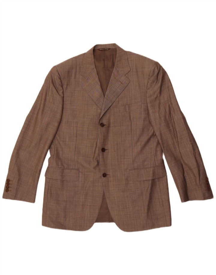 Canali Veste Blazer 3 Boutons Homme IT 50 Grande Laine Grise