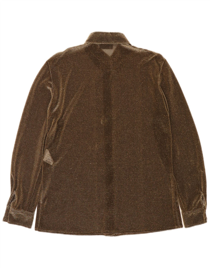 Vera Mont Chemisier Femme UK 12 Marron Moyen Polyester