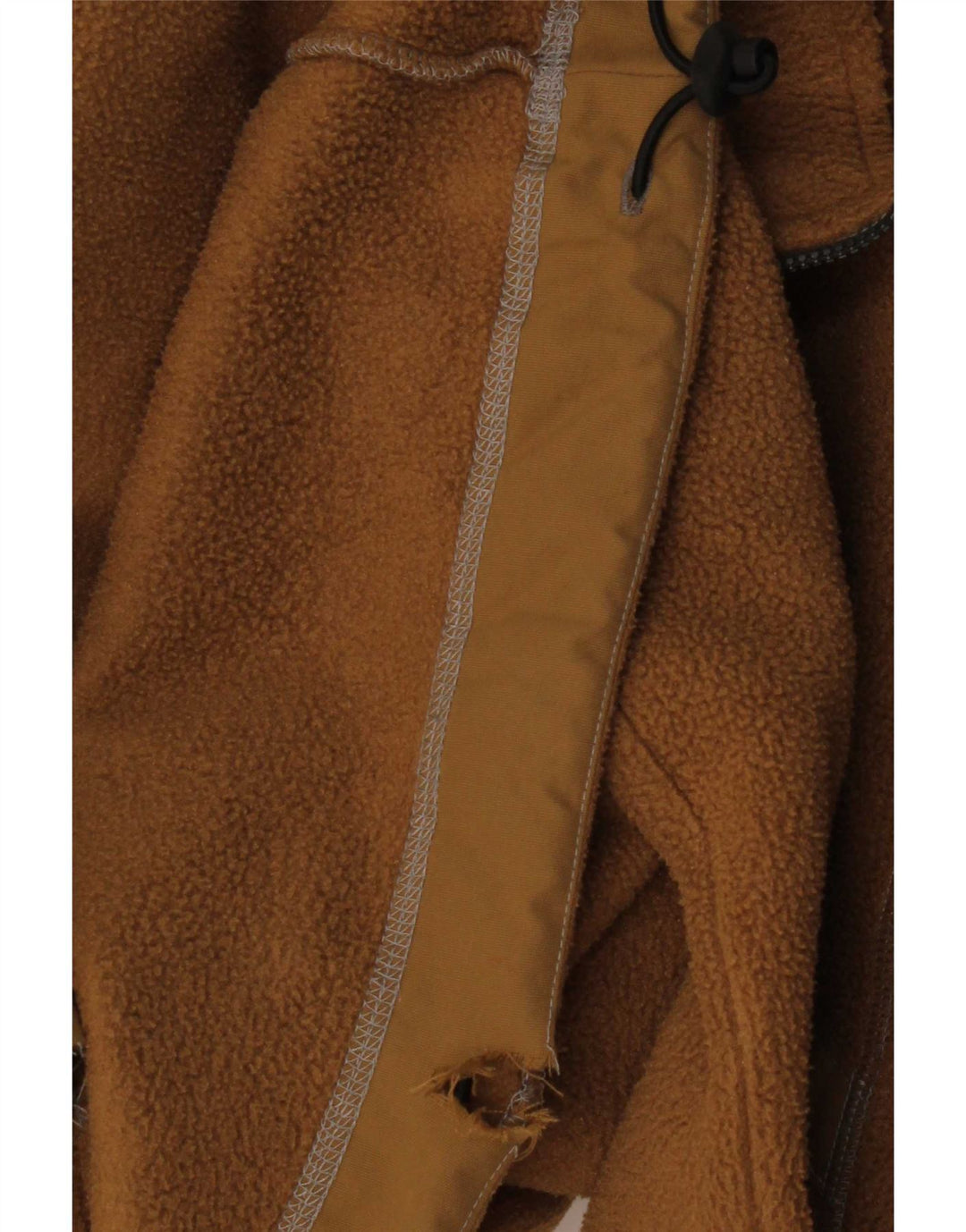 Murphy & Nye Pull polaire à col zippé pour homme Large Beige Polyester
