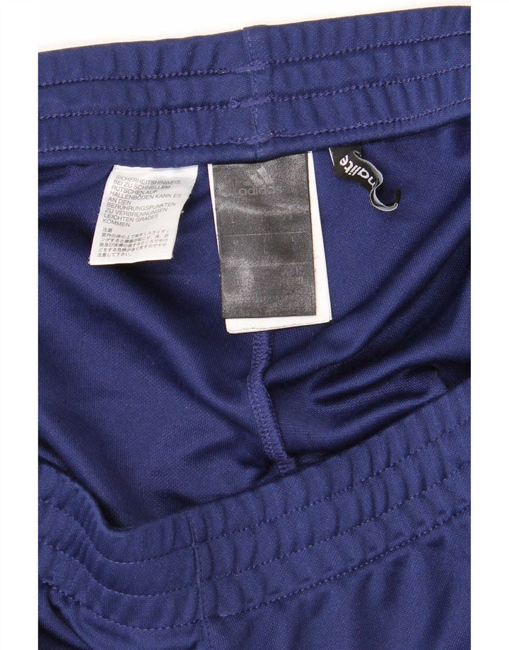Adidas Pantalon de survêtement Climalite pour homme Large Bleu marine Polyester