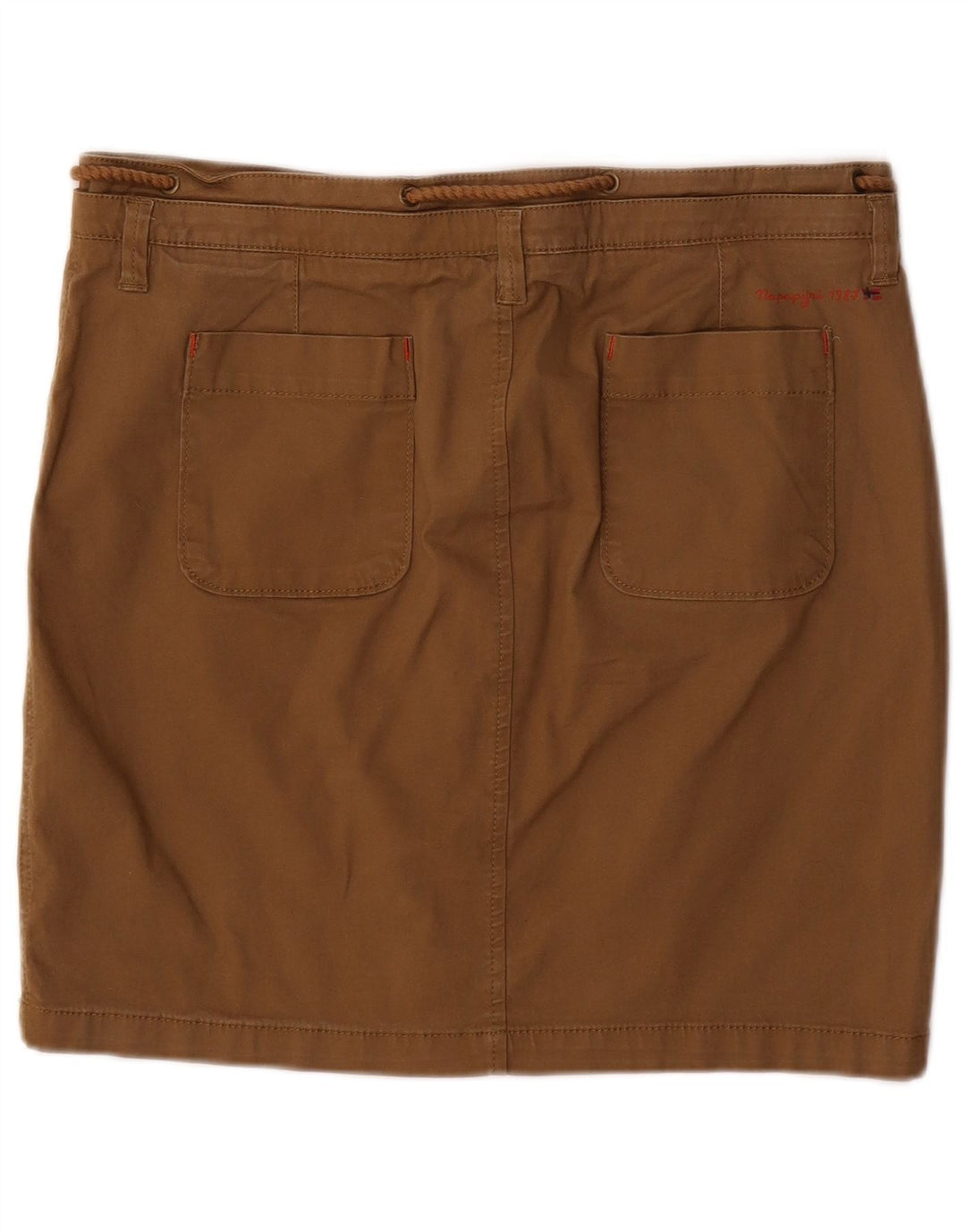 Napapijri Femme Geographic Mini Jupe W32 Large Marron