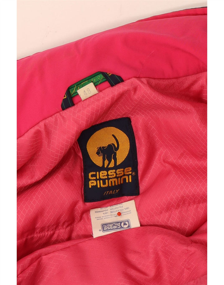 Ciesse Piumini Veste de ski à capuche pour homme IT 48 Bleu marine moyen Colourblock