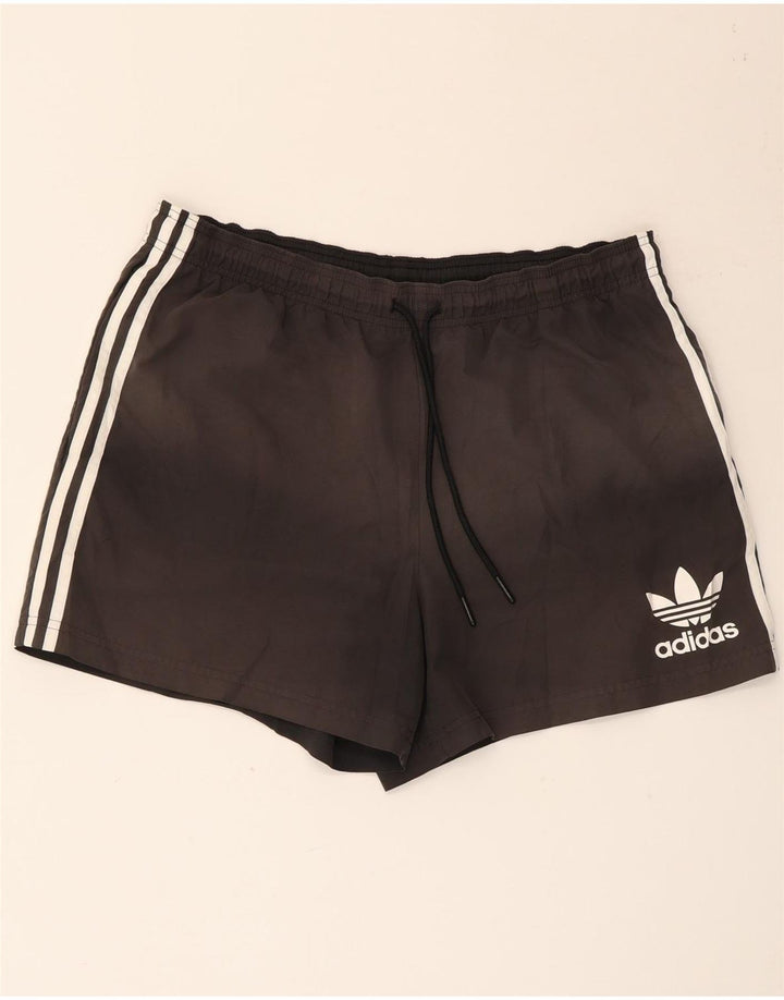 Adidas Short de sport pour homme Large Noir Polyester
