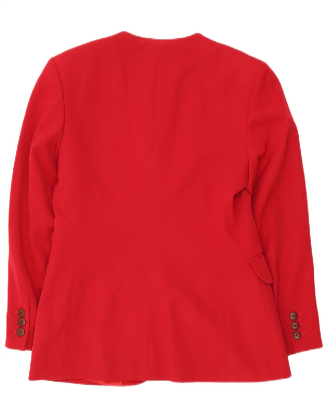 Seventy Veste Blazer 2 Boutons Femme IT 44 Laine Vierge Rouge Moyen
