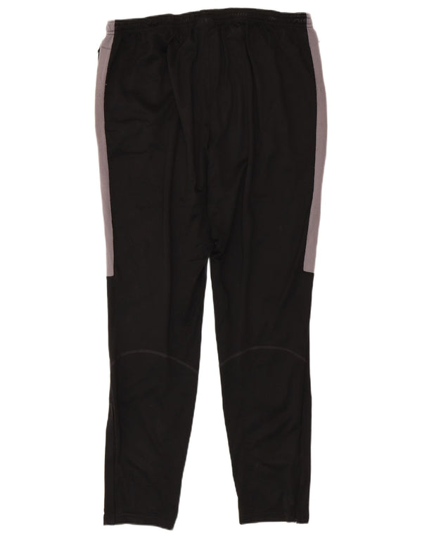 Nike Pantalon de survêtement Dri Fit XL pour homme en polyester color block noir