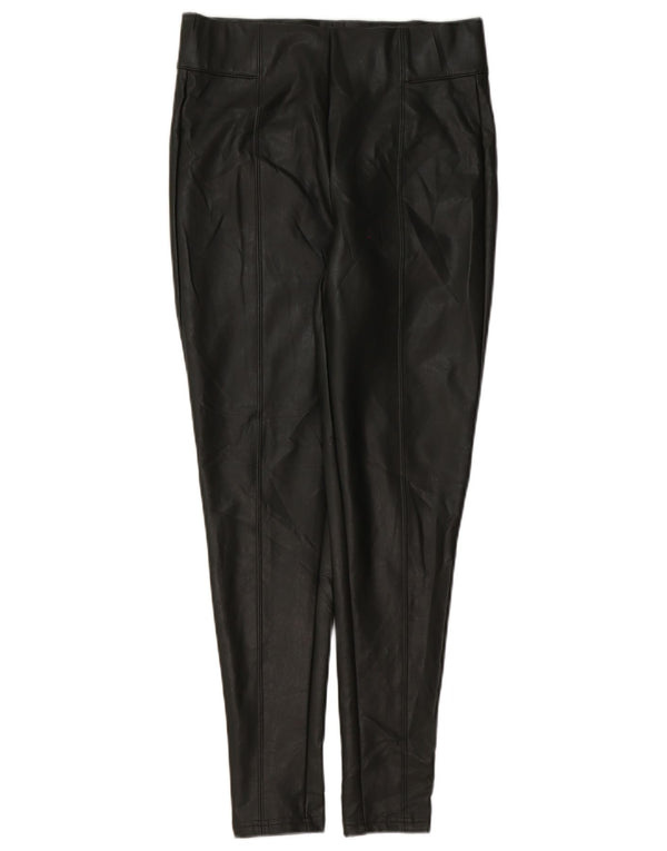 Marks & Spencer Leggings en simili cuir pour femme UK 10 Small W28 L28 Gris