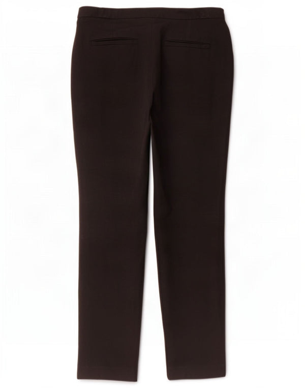 John Lewis Pantalon décontracté slim pour femme UK 10 Small W30 L27 Noir Viscose