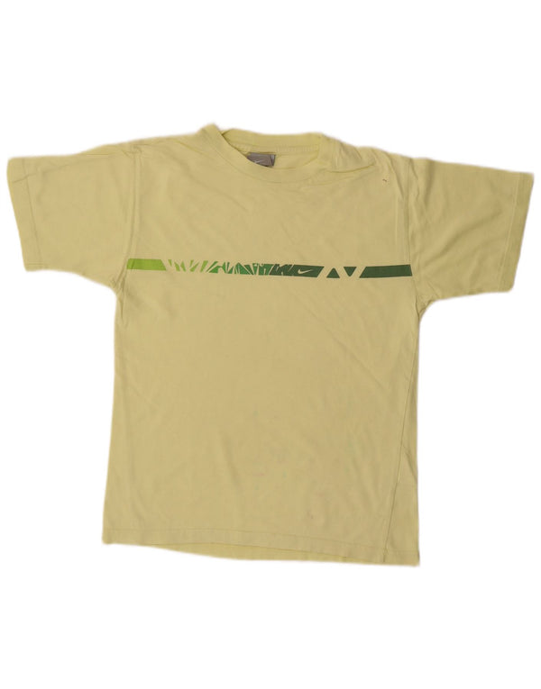Nike Garçon Graphic T-Shirt Top 10-11 ans Jaune Moyen Coton