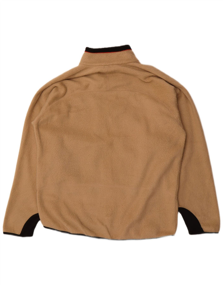 Fila Veste polaire pour homme UK 44 2XL Beige Colourblock