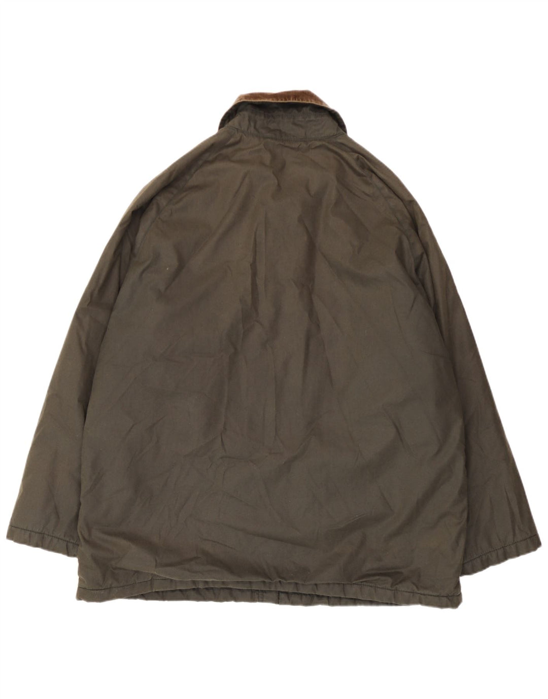 Brugi Veste en coton ciré pour homme UK 38 Kaki moyen