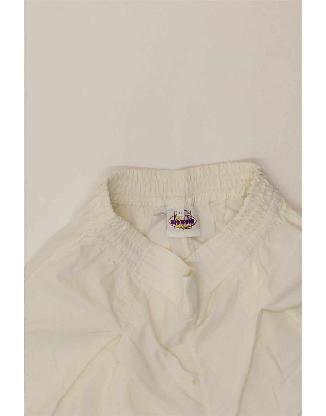DIADORA Womens Sport Shorts IT 44 Medium  White Polyester Vintage Diadora and Second-Hand Diadora from Messina Hembry 